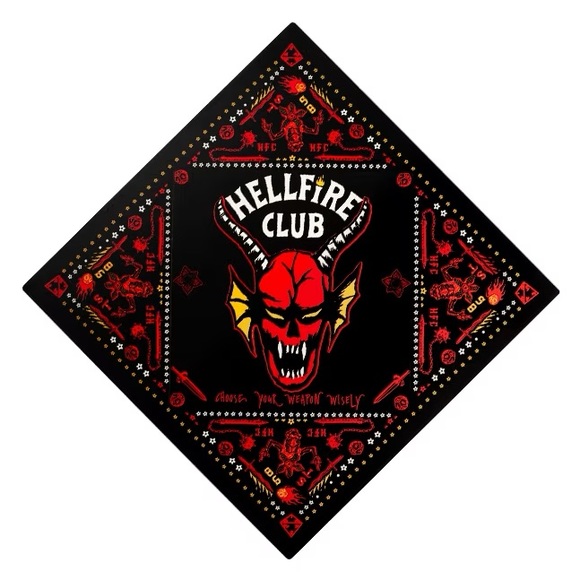 hhn 2023 exclusive Stranger Things Hellfire Club Wood Sign 🔥 NWT - Picture 2 of 2